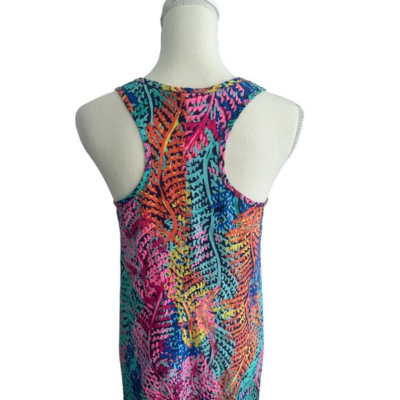 LILLY PULITZER Coral Multicolor Printed Dress Size Small - Picture 5 of 8